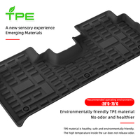 Revêtements de voiture 3D TPE personnalisés Tapis de voiture imperméables Revêtements de sol faciles à nettoyer Tapis de sol de voiture pour Jetour Shanhai L7 PLUS 2025 5/7 Sièges