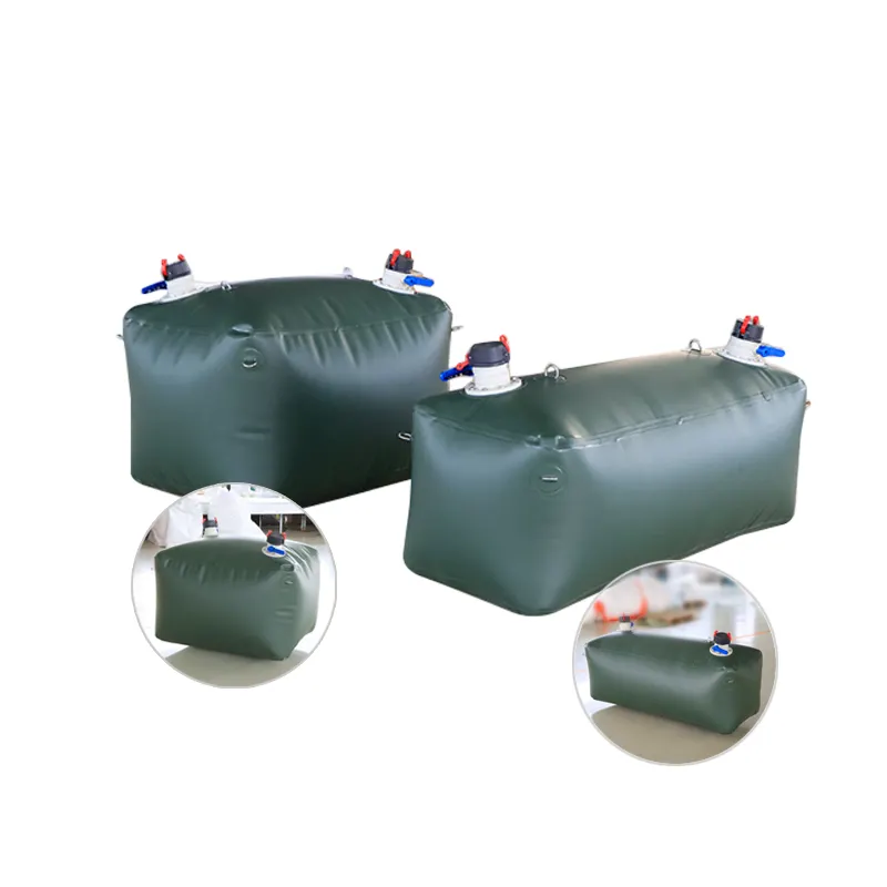UV Resistance Square Foldable Transport Water Storage Bag Wear-resistant Vehicle Water Bag Custom Pvc Soft Water Tank