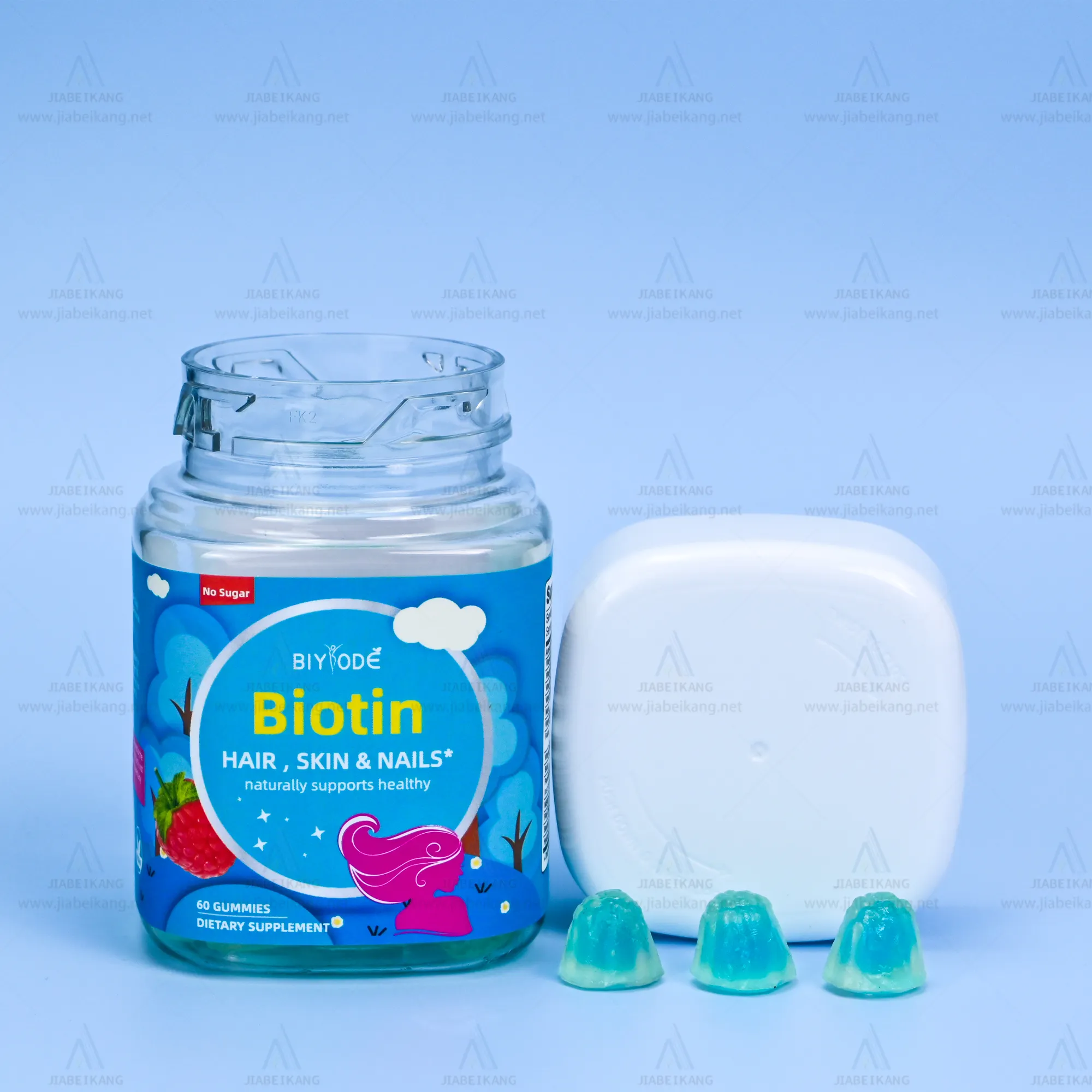 Nhà Máy Giá OEM Tóc Móng Tay Da Gummies Trong Vitamin Và Biotin Gummy Bổ Sung Cho Sự Tăng Trưởng Tóc Và Sức Mạnh