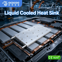 Plaque de refroidissement liquide à micro-canaux OCOCOO, fabrication OEM personnalisée pour système de gestion thermique de batteries de véhicules électriques et véhicules à énergie nouvelle
