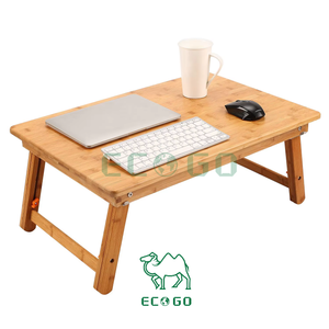 Chất lượng cao Máy tính xách tay bàn gỗ giường Bảng Máy Tính nghiên cứu bảng Sàn tre Bàn thấp giường khay, có thể gập lại bệnh viện giường khay - Product Image 1