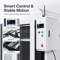 Impresora 3D Industrial de Gran Formato para Pellets, Nueva, Volumen de Construcción 1200x1200x1200mm, Estructura Cerrada, USB, Extrusor Dual, Cama Calefactada