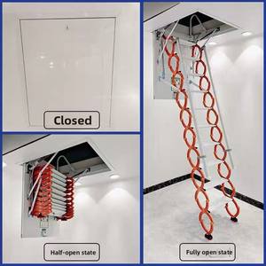 Escalier escamotable en acier inoxydable moderne et <span class=keywords><strong>simple</strong></span>, ascenseur électrique intérieur pour loft, duplex, <span class=keywords><strong>mezzanine</strong></span>, rétractable, invisible, extensible - Product Image 4