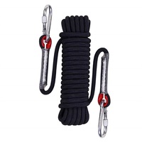 Tresse double en polyester statique de haute qualité 9mm/10mm/10.5mm/11mm/12mm/13mm/14mm corde de sécurité tressée Fire Service Life