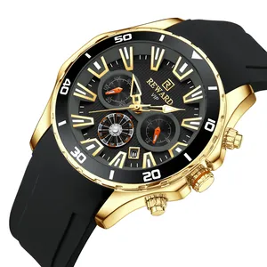 REWARD watch for men cronografo sportivo colorato originale di alta qualità stop orologi al quarzo ragazzi montre pour homme