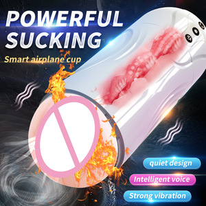 Smart <b>Vibration</b> Heating Automatic Sucking <b>Vibrating</b> Masturbation Cup for Men Electric Sex Toy Model YQ-D33 Adult Use - Product Image 1