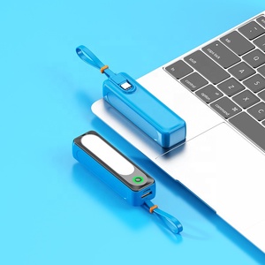 Vỏ sạc dự phòng Mini 21700 Type C 5000mah 4800mah, sạc nhanh, đầu ra 1A, cáp sạc DIY, màn hình hiển thị, sạc Type-C di động - Product Image 6