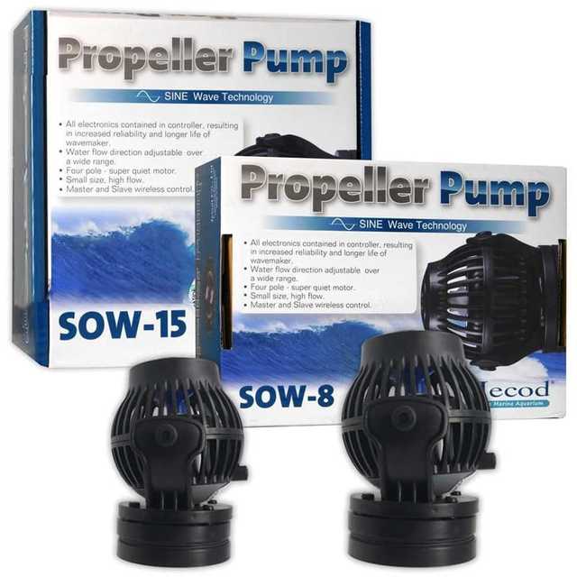 Jebao Jecod Aquarium Wave Maker Pump With Flow Controller for Marine Reef Fish Tank SOW Series