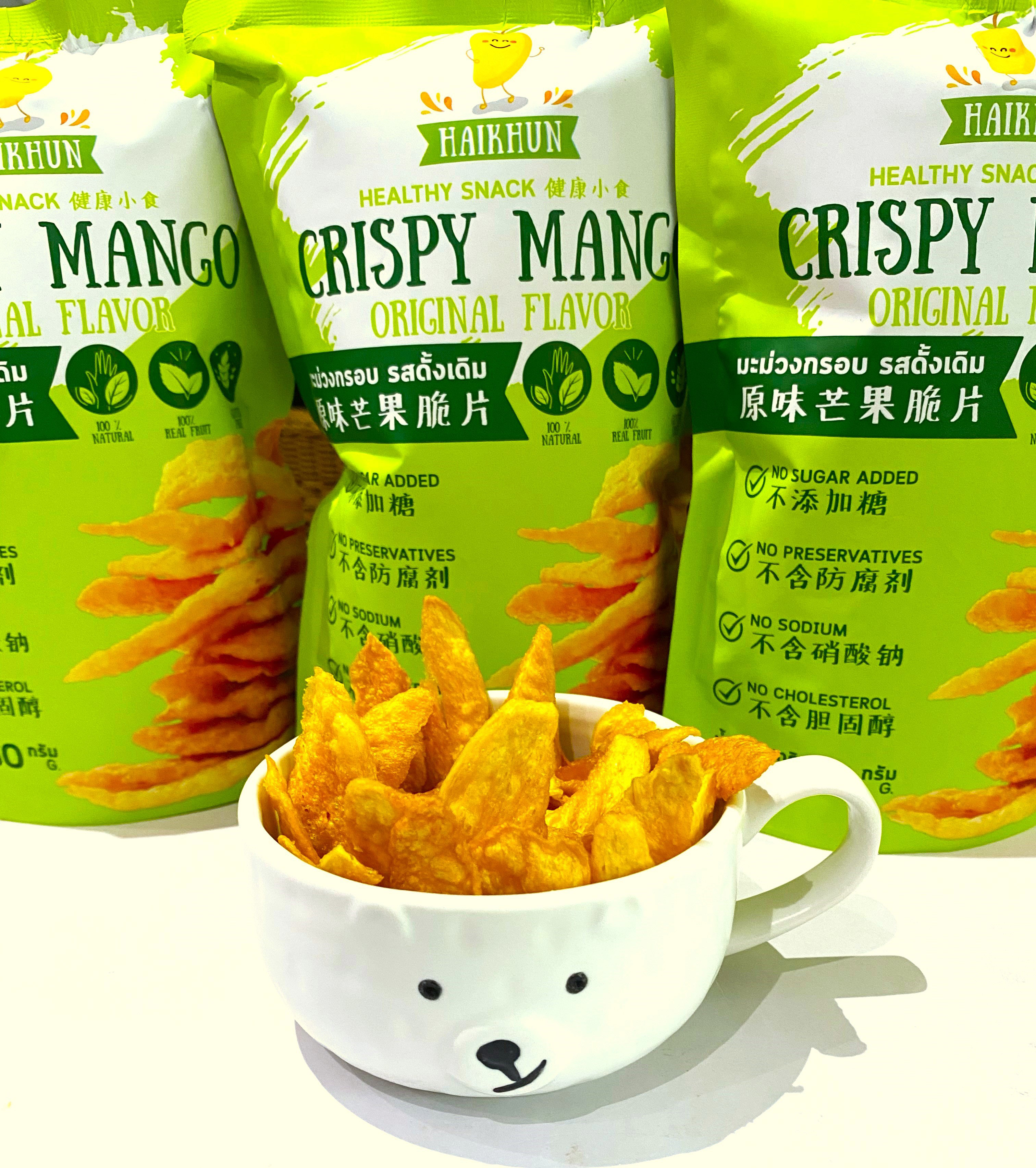 Чипсы манго Премиум-качества из Таиланда OEM изготовлены из 100% натуральных фруктов и без всех добавок