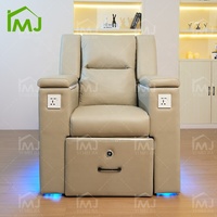 Fauteuils de manucure de luxe Fauteuil de pédicure sans tuyaux pour spa et manucure