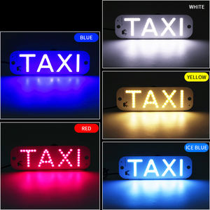 Lampe indicatrice de cabine de <span class=keywords><strong>taxi</strong></span> à LED pour pare-brise, panneau lumineux 12V, feux de guidage de <span class=keywords><strong>taxi</strong></span> <span class=keywords><strong>COB</strong></span> avec allume-cigare - Product Image 5