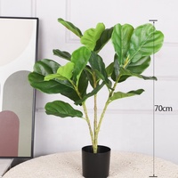 Plante artificielle en bonsaï de ficus banian QiHao pour la décoration intérieure