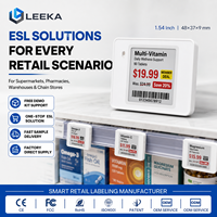 Etiqueta Electrónica de Precio Digital LEEKA ESL de 1.54 Pulgadas con WiFi y Software SDK Gratuito para Tiendas de Abarrotes