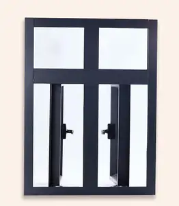 Aluminum Alloy Double Casement Window Sash Windows