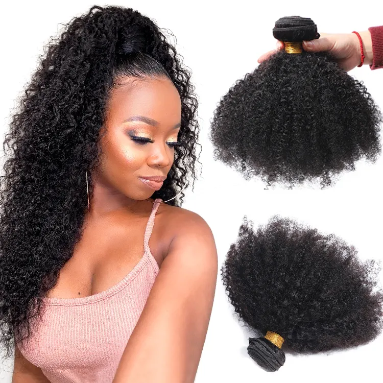 8 10 Inch 12Inch Cheap Short Afro Kinky Curly Malaysian Human Hair Extension,Malaysian Hair Weaving Bundles Kinky Curly Hair