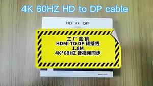 Câble HDMI mâle 0.5m avec alimentation Usb vers Type C ou DP mâle ou DP femelle ou Mini DP mâle 4k 60hz <span class=keywords><strong>pour</strong></span> HDTV, HDMI - Product Image 6