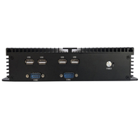 Processeur ELSKY Core I3 et ordinateur de bureau sans ventilateur 6e 6COM 2LAN 8USB pocket pc Fanless core i5 mini itx carte mère