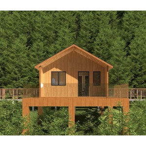 Nhà kho gỗ ngoài trời lắp ráp dễ dàng, làm từ gỗ thông - Product Image 3