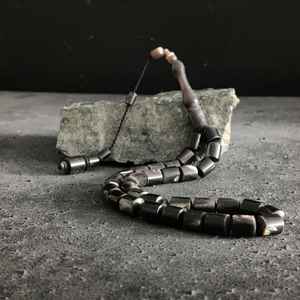 Cuentas de cuerno de búfalo ecológicas, tasbih artesanal, cuentas de oración espirituales para meditación, mindfulness y devoción diaria. - Product Image 6