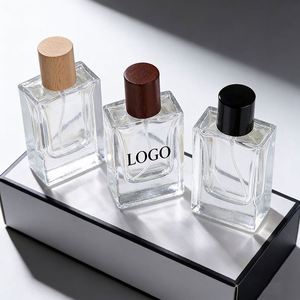 Botellas de Perfume Cuadradas de Vidrio Personalizadas de Alta Gama, Base Gruesa, Atomizadores Recargables con Pulverizador Fino - Product Image 2