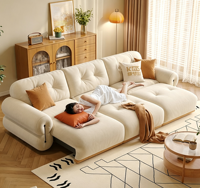 Bestseller Sofa Hautfreundlicher Stoff Wohnzimmer-Sofa in Verschiedenen Größen Erhältlich 2-Sitzer-Sofa Großes Wohnzimmer-Sofa