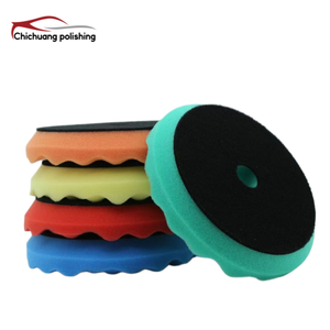 <span class=keywords><strong>Tampon</strong></span> de polissage pour voiture 3, 5 et 6 pouces, accessoires pour outils électriques pour le detailing automobile, en éponge, commande en gros disponible, conforme RoHS - Product Image 1