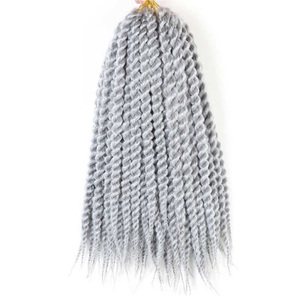 Fibre synthétique haute température <span class=keywords><strong>tresse</strong></span> Crochet Extension de <span class=keywords><strong>cheveux</strong></span> Twist Braids Design - Product Image 3