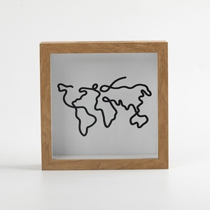 Cadre photo mural creux pour <span class=keywords><strong>billets</strong></span> de concert et <span class=keywords><strong>billets</strong></span> d'avion, cadre de présentation de cartes de voyage, vente en gros - Product Image 2