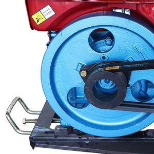 Reliable 8HP 101 Frame Diesel Engine Tractor with Rotary <b>Cultivator</b> Attachment - Product Image 2