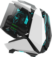 Boîtier et tour d'ordinateur de jeu Jonsbo MOD-5 E-Sports en alliage d'aluminium noir/blanc/gris Châssis ouvert Modèle phare Mecha Design