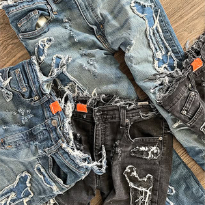 Diznew jeans người đàn ông Tùy chỉnh cao đường phố Thiết kế thêu Skinny Stretch jeans Homme - Product Image 4