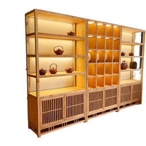 סגנון סיני חדש של elm עץ elm סגנון סיני חדש עם מחיצה קטנה & ביתן רב אוצר עבור מחקר - Product Image 1