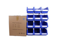 Contenedor de Almacenamiento Industrial Resistente, Apilable, Antiestático, ESD Seguro, Ahorra Espacio, Duradero, para Logística y Circulación de Mercancías