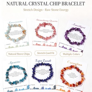 Pulsera de Piedras Naturales para Mujer, Pulsera de Gemas Curativas de Cristal, Piedras Energéticas, Joyería Artesanal de Bienestar, Regalo - Product Image 4
