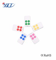 Transmisor de control remoto de 4 botones de fabricante, código rodante para deslizamiento/garaje/puerta automática/abridor/persiana enrollable YET2110