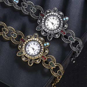 Montres à quartz pour femmes en argent antique <span class=keywords><strong>plaqué</strong></span> vintage, prix bas, bracelet de sport, <span class=keywords><strong>montre</strong></span> pour femmes, fabricant - Product Image 5