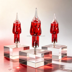 10 pièces/boîte Dragonmaster Professional 1RL Aiguilles de tatouage en acier inoxydable Cartouche jetable pour <span class=keywords><strong>PMU</strong></span> - Product Image 6