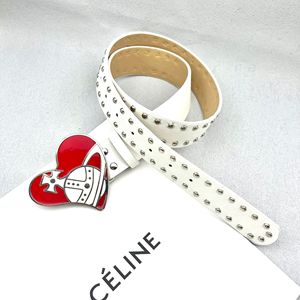 Millennium Spice Girls Y2K Vintage Gouttes En <span class=keywords><strong>Cuir</strong></span> Pu <span class=keywords><strong>Rouge</strong></span> Saturne Amour Alliage <span class=keywords><strong>Ceinture</strong></span> Décorative Femmes Design De Mode All-Match - Product Image 3