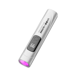 Lampe torche UV XINSITE 365nm rechargeable portable pour la détection de billets contrefaits, de cigarettes, de champignons et de maladies fœtiennes chez les chats - Product Image 2