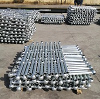 Matériaux de construction : Poignée de main en métal, type boule, pour poteau de main courante, balustrades à poignées de main
