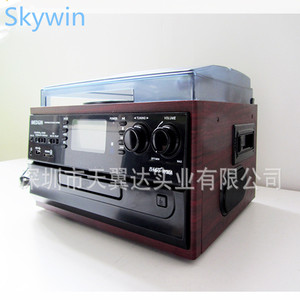 Lecteur CD Skywin avec radio USB SD, enregistreur cassette, système audio domestique - Product Image 1