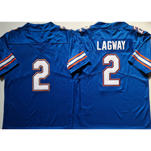 2025 Nieuwe Heren 2 DJ Lagway 15 Tim Tebow Florida College Football Shirts Beperkte Oplage Gestikte American Football Uniform Wedstrijdshirt - Product Image 2