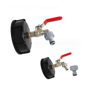 อะแดปเตอร์ถัง IBC รุ่น S100 X 8 สำหรับก๊อกน้ำขนาด 1/2, 3/4 นิ้ว สำหรับอะแดปเตอร์ทางออกทองเหลือง วาล์วน้ำฝนทองเหลือง ข้อต่อน้ำฝนทองเหลือง - Product Image 5