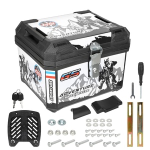 Boîte de rangement arrière étanche de très grande capacité 58L pour moto et vélo électrique, idéale pour la livraison de nourriture, les trajets quotidiens et le transport de marchandises - Product Image 5