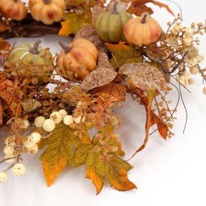 Couronne florale d'été tendance : Bouquet <span class=keywords><strong>de</strong></span> fleurs artificielles Lilas, Pétunia, Bougainvillier, Cœur, Crème, Ailes, style Bauble et Panier - Product Image 4