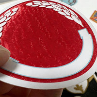 Patchs en silicone 3D personnalisés avec logo, en tissu tatami haute densité