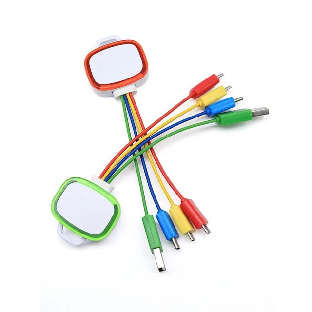 5 in 1 Customized Logo Multi-Function Data Cable Customized Logo