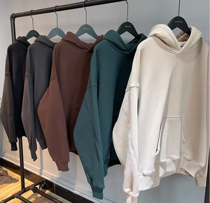 <span class=keywords><strong>Waso</strong></span> Life OEM personalizado 380g 60% algodón 40% poliéster en blanco peso pesado Unisex invierno pulóver polar hombres sudaderas con capucha y sudaderas - Product Image 2