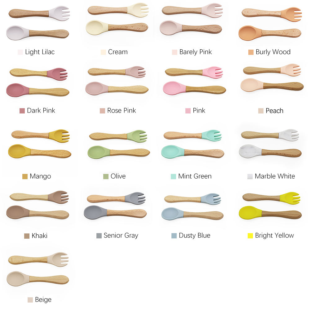 ชุดช้อนและส้อมไม้