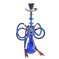 Aksesoris Rokok Grosir Hookah Arab Portabel 54cm Shisha Hookah dengan 4 Selang